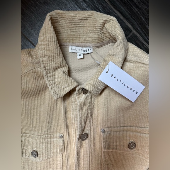 NWT Baltic Born Greeley Corduroy Shacket Size Small - Picture 3 of 4